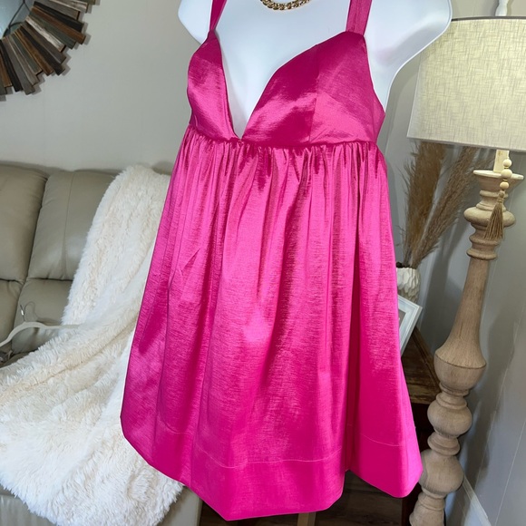 For Love And Lemons Dresses & Skirts - Women’s Dress SMALL For Love And Lemons “Selina Dress” Hot Pink gorgeous!🩷 NWT